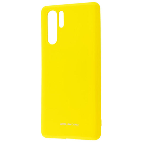 

Чехол-накладка Molan Cano Glossy Jelly Case Huawei P30 Pro yellow