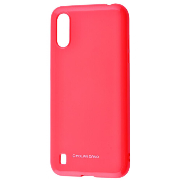 

Чехол-накладка Molan Cano Glossy Jelly Case Samsung Galaxy A01 (A015F) pink