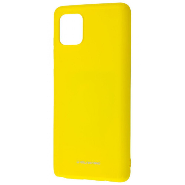 

Чехол-накладка Molan Cano Glossy Jelly Case Samsung Galaxy Note 10 Lite (N770F) yellow