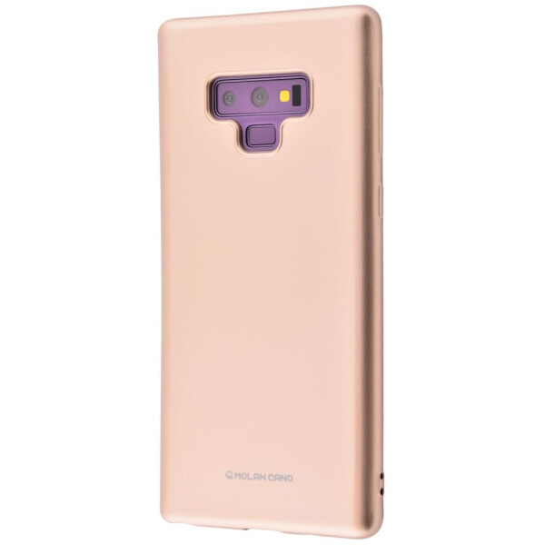 

Чехол-накладка Molan Cano Glossy Jelly Case Samsung Galaxy Note 9 gold