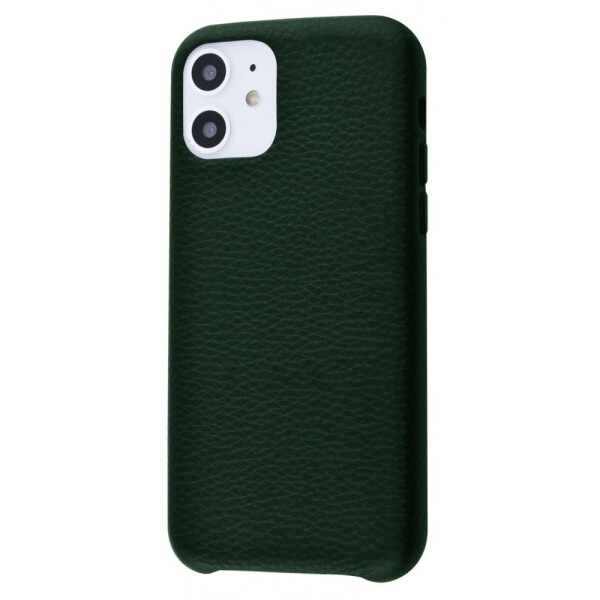 

Чехол-накладка Natural Leather Grainy iPhone 11 forest_green