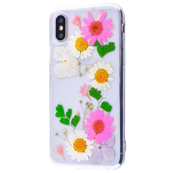 

Чехол-накладка Nature flowers silicone case (TPU) iPhone X/Xs 13