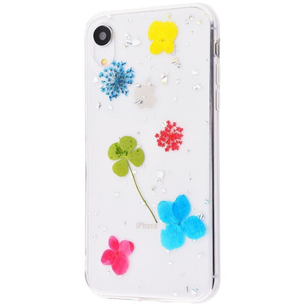 

Чехол-накладка Nature flowers silicone case (TPU) iPhone Xr 03