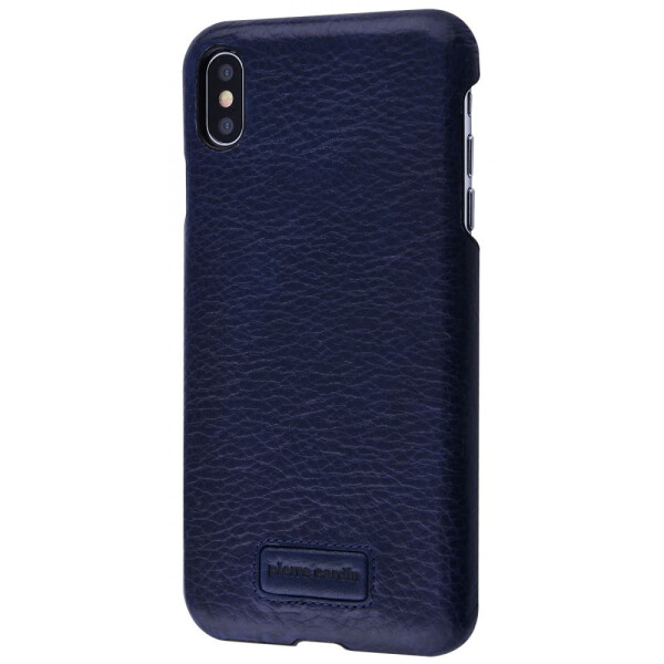 

Чехол-накладка Pierre Cardin Grainy Leather (Genuine Leather) iPhone Xs Max blue