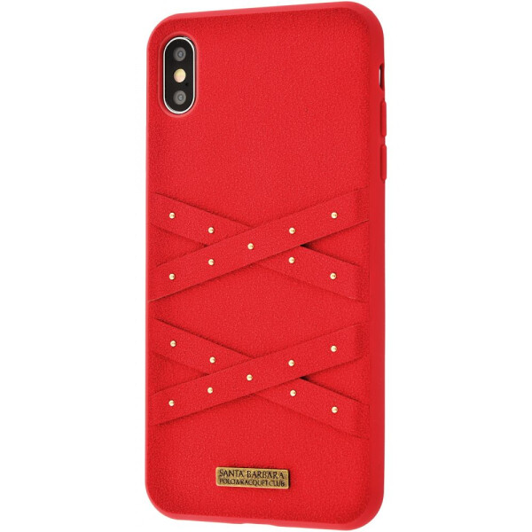 

Чехол-накладка POLO Abbott iPhone Xs Max red