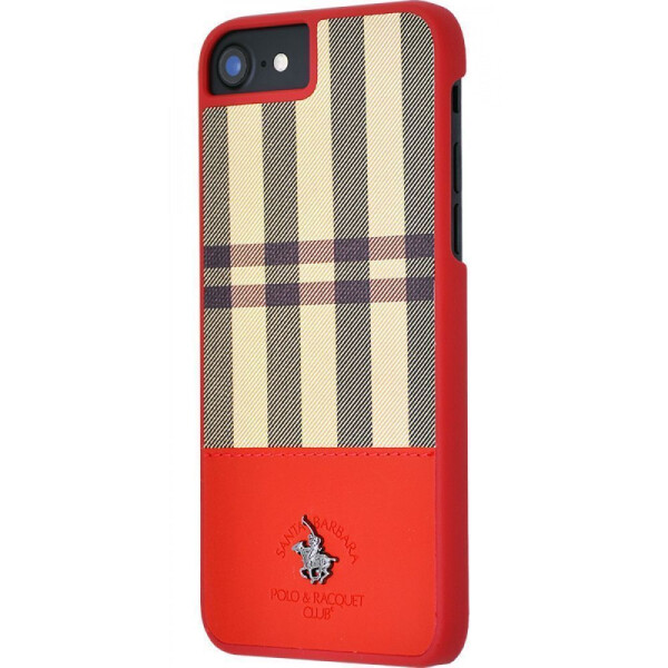 

Чехол-накладка POLO Plaide (Leather) iPhone 6/6s Plus red