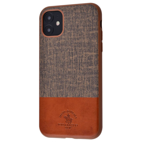 

Чехол-накладка POLO Virtuoso (Textile+TPU) iPhone 11 brown