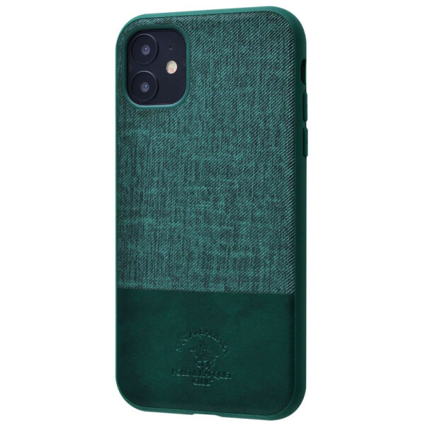 

Чехол-накладка POLO Virtuoso (Textile+TPU) iPhone 11 forest_green