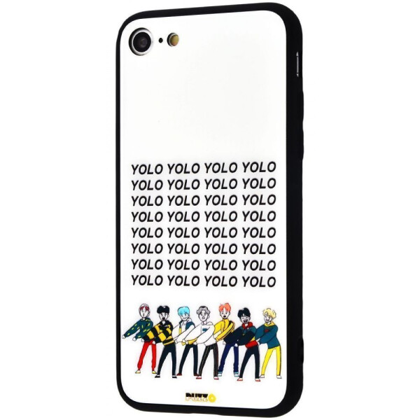 

Чехол-накладка Puzzo glass case mad series (Glass+TPU) iPhone 7/8/SE 2 03