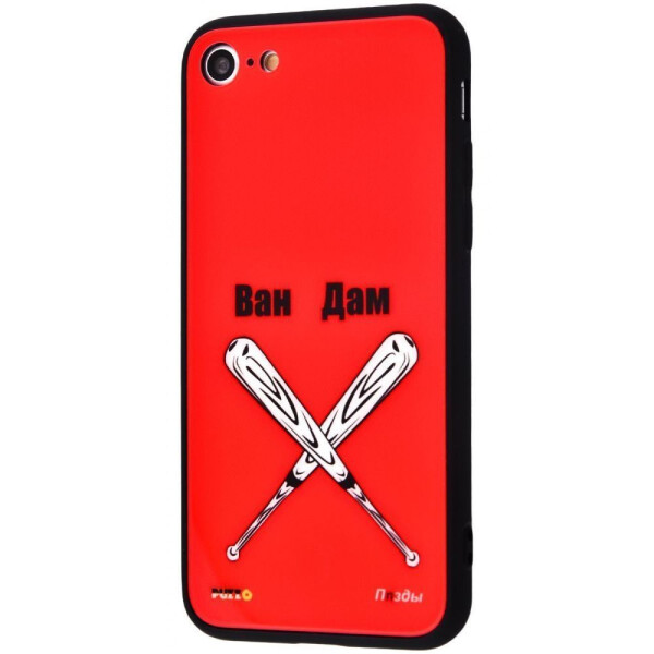 

Чехол-накладка Puzzo glass case mad series (Glass+TPU) iPhone 7/8/SE 2 20