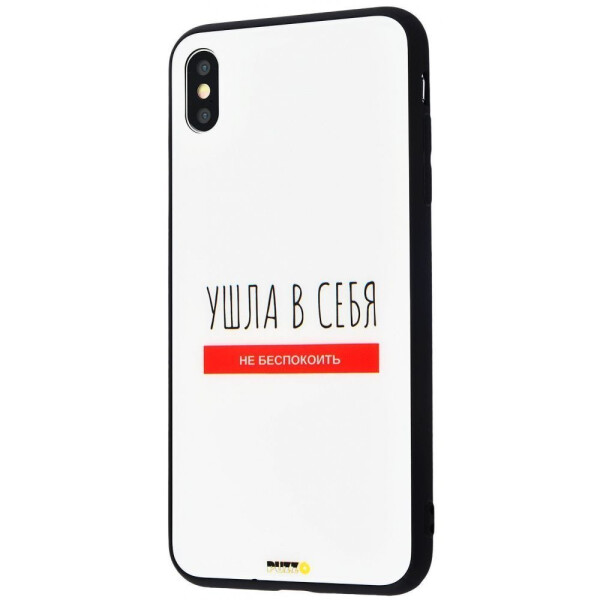 

Чехол-накладка Puzzo glass case mad series (Glass+TPU) iPhone Xs Max 06