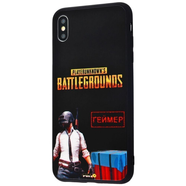 

Чехол-накладка Puzzo glass case mad series (Glass+TPU) iPhone Xs Max 16