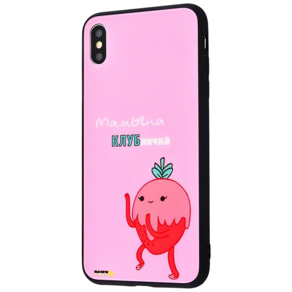 

Чехол-накладка Puzzo glass case mad series (Glass+TPU) iPhone Xs Max 17
