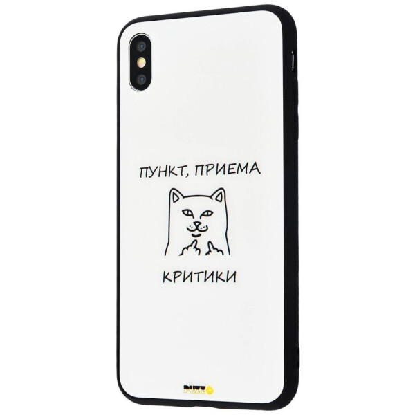 

Чехол-накладка Puzzo glass case mad series (Glass+TPU) iPhone Xs Max 23