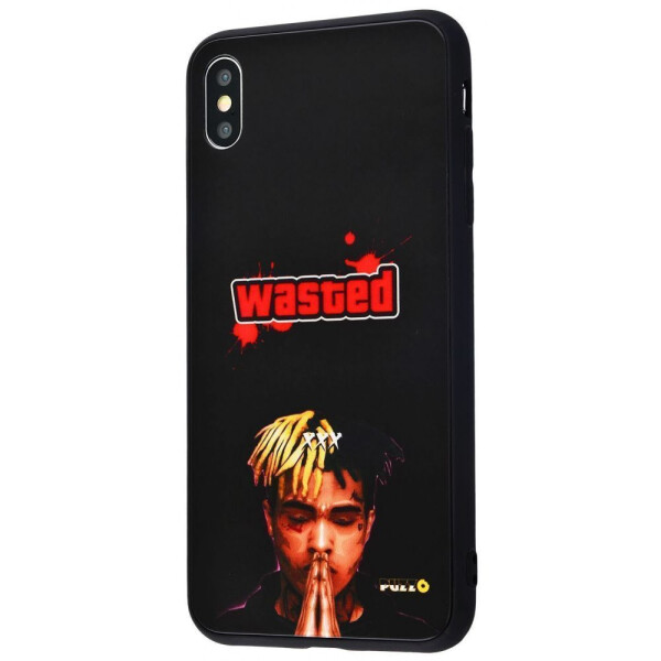 

Чехол-накладка Puzzo glass case mad series (Glass+TPU) iPhone Xs Max 28
