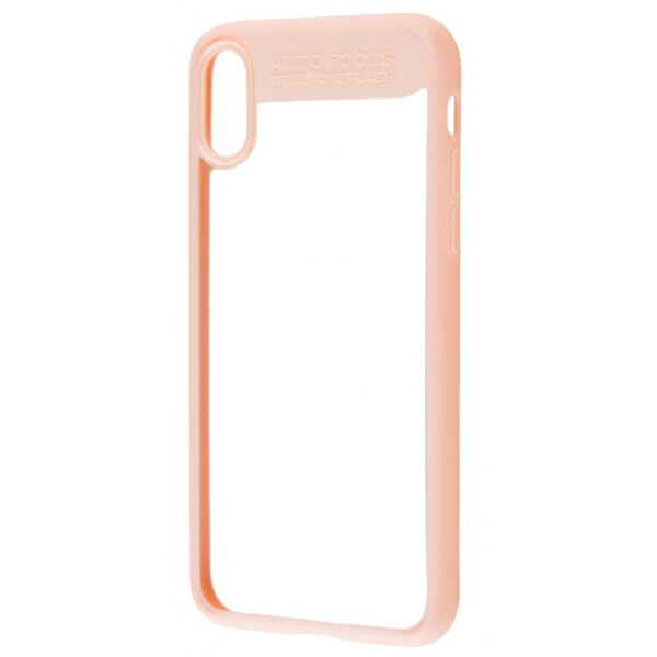 

Чехол-накладка Rock Clarity Series Case (PC+TPU) iPhone X pink