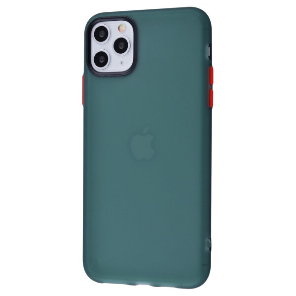 

Чехол-накладка Shadow Silicone Case (TPU) 11 Pro Max midnight_green