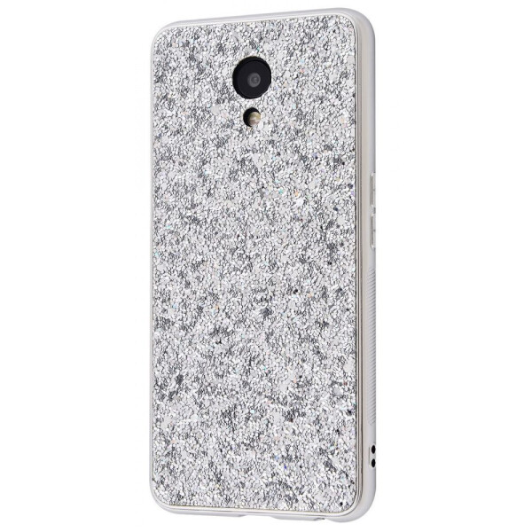 

Чехол-накладка Shining Corners With Sparkles Meizu M6S silver