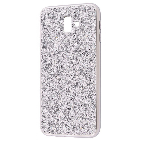 

Чехол-накладка Shining Corners With Sparkles Samsung Galaxy J6 Plus 2018 (J610F) silver