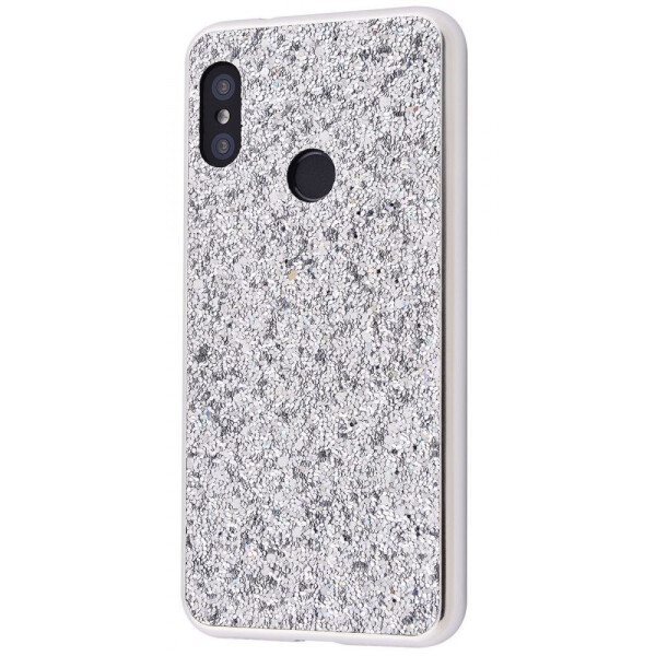 

Чехол-накладка Shining Corners With Sparkles Xiaomi Redmi Note 6 Pro silver