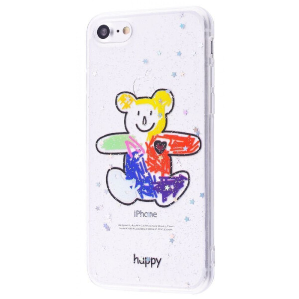 

Чехол-накладка Silicone Bear and Flowers (TPU) iPhone 7/8/SE 2 01