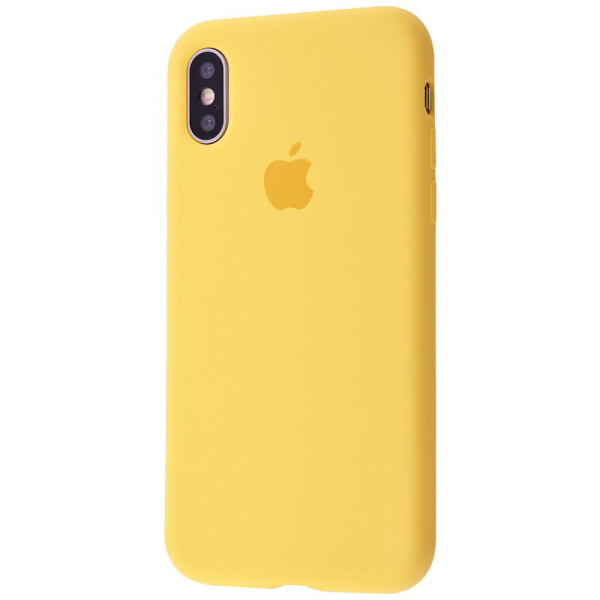 

Чехол-накладка Silicone Case Full Cover iPhone X/Xs yellow