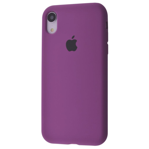 

Чехол-накладка Silicone Case Full Cover iPhone Xr purple