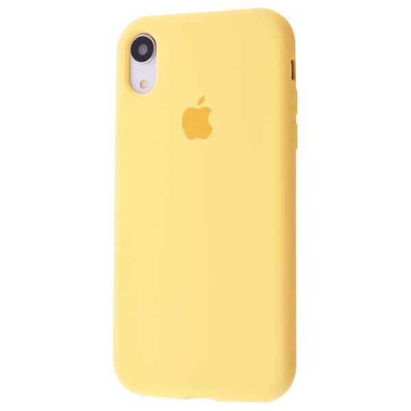 

Чехол-накладка Silicone Case Full Cover iPhone Xr yellow