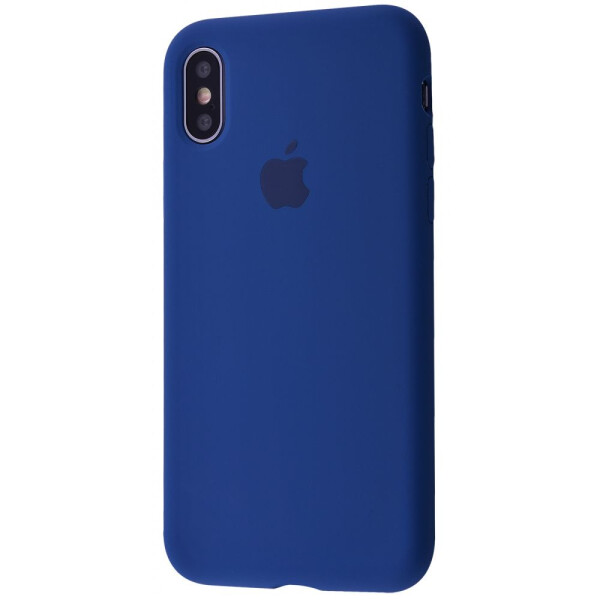 

Чехол-накладка Silicone Case Full Cover iPhone Xs Max blue_cobalt