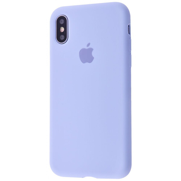 

Чехол-накладка Silicone Case Full Cover iPhone Xs Max lilac_cream