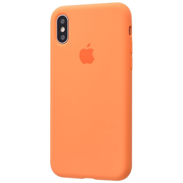 

Чехол-накладка Silicone Case Full Cover iPhone Xs Max papaya