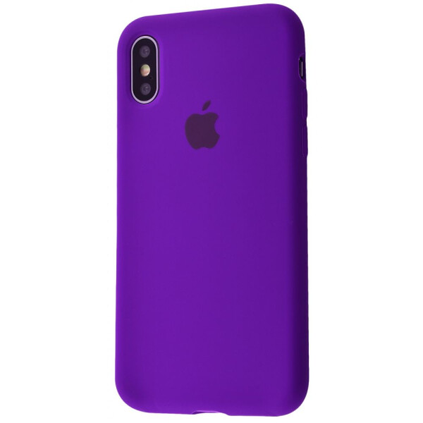 

Чехол-накладка Silicone Case Full Cover iPhone Xs Max ultra_violet