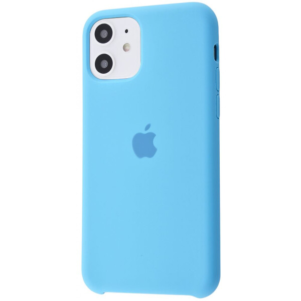

Чехол-накладка Silicone Case High Copy iPhone 11 blue