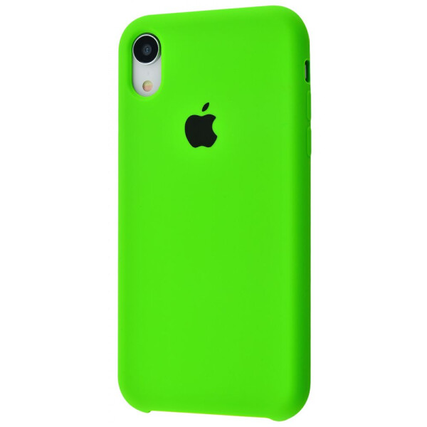 

Чехол-накладка Silicone Case High Copy iPhone Xr green
