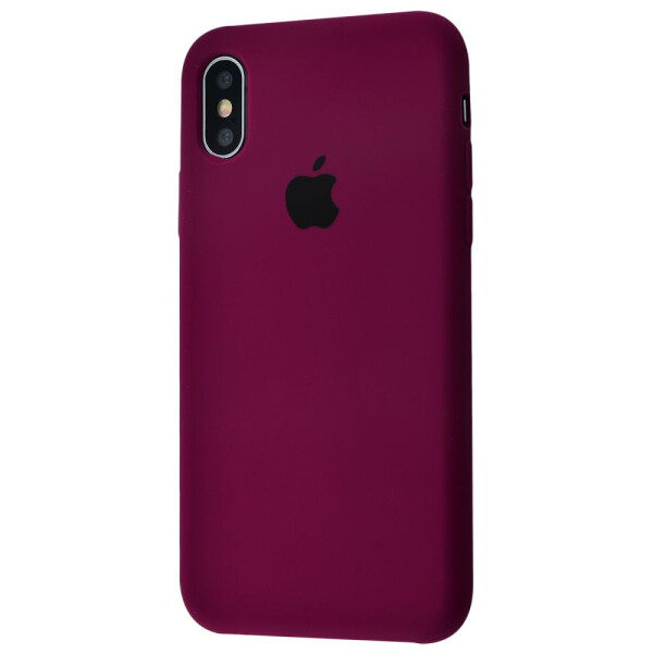 

Чехол-накладка Silicone Case High Copy iPhone Xs Max marsala