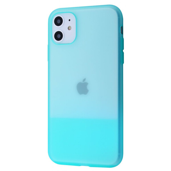 

Чехол-накладка Silicone Case Shadow Slim iPhone 11 aquamarine