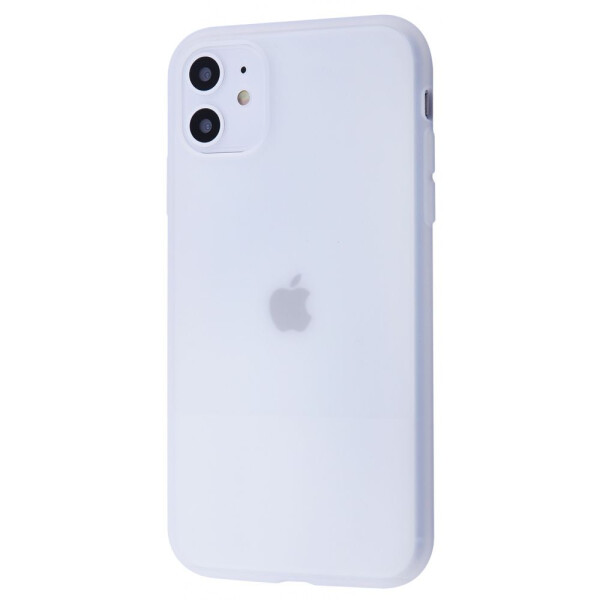 

Чехол-накладка Silicone Case Shadow Slim iPhone 11 white_smog