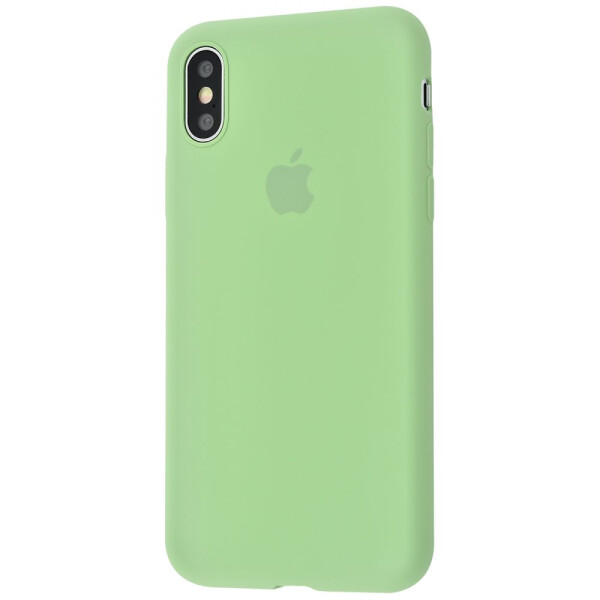 

Чехол-накладка Silicone Case Ultra Thin iPhone Xs Max mint_gum