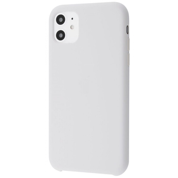 

Чехол-накладка Silicone Case Without Logo iPhone 11 ivory_white