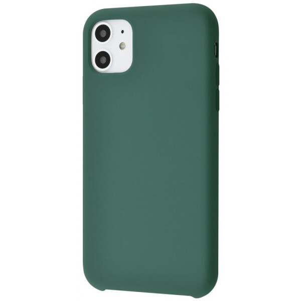 

Чехол-накладка Silicone Case Without Logo iPhone 11 pine_green