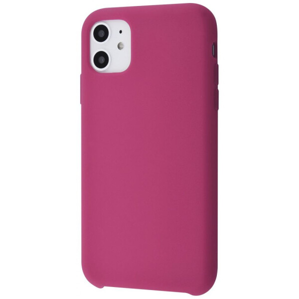 

Чехол-накладка Silicone Case Without Logo iPhone 11 pomegranate