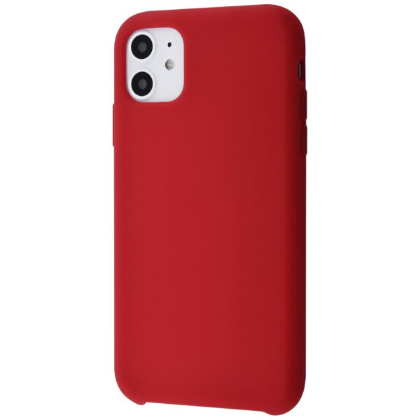 

Чехол-накладка Silicone Case Without Logo iPhone 11 red