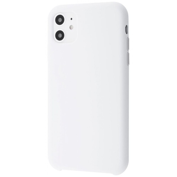 

Чехол-накладка Silicone Case Without Logo iPhone 11 white