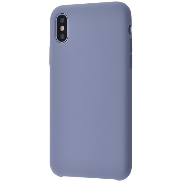 

Чехол-накладка Silicone Case Without Logo iPhone X/Xs lavender_gray