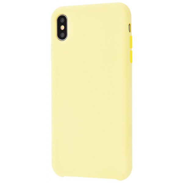 

Чехол-накладка Silicone Case Without Logo iPhone X/Xs mellow_yellow