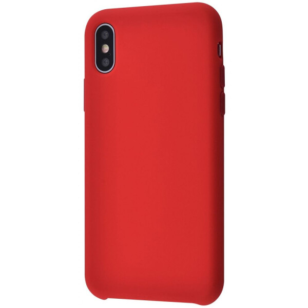 

Чехол-накладка Silicone Case Without Logo iPhone X/Xs red