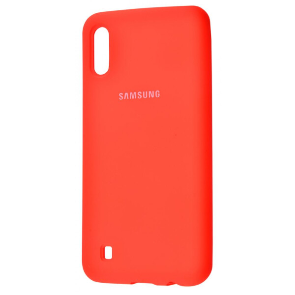 

Чехол-накладка Silicone Cover Full Protective Samsung Galaxy A10 (A105F) orange