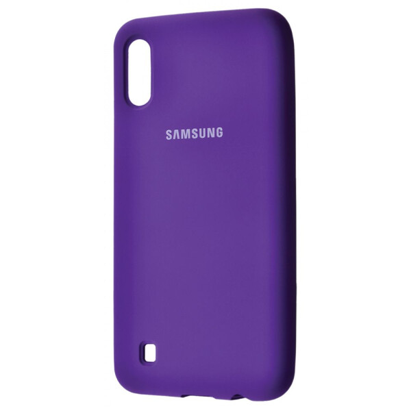 

Чехол-накладка Silicone Cover Full Protective Samsung Galaxy A10 (A105F) purple
