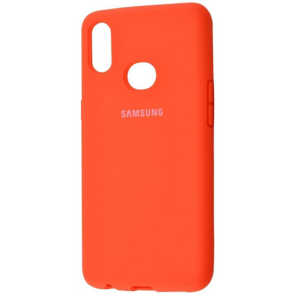 

Чехол-накладка Silicone Cover Full Protective Samsung Galaxy A10s (A107F) orange