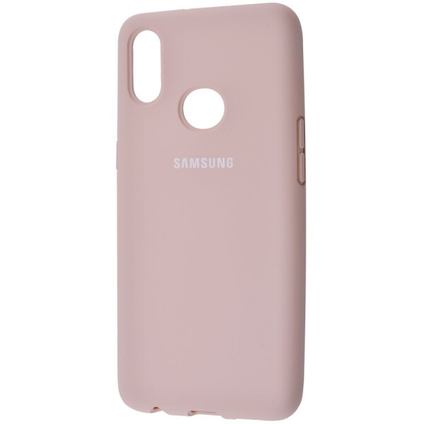 

Чехол-накладка Silicone Cover Full Protective Samsung Galaxy A10s (A107F) pink_sand